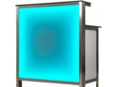 Cocktailbar / Bar / Theke / Barelement / Bartheke / Cocktailtheke / Thekenelement / klappbar / mit LED Beleuchtung mieten - Galerie - Bild 1