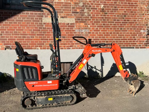 Minibagger Kubota K008-5 zu vermieten Bagger mieten