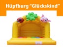 Hüpfburg "Glückskind" mit Sicherheitsnetz und Dach für bis zu 10 Kinder - Galerie - Bild 1