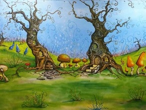 Bühnenbild Märchenwald - Wonderland