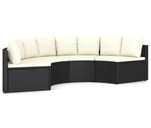 Rattan Lounge / Sofa / Couch rund