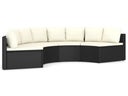 Rattan Lounge / Sofa / Couch rund