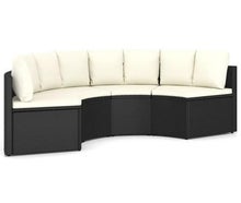 Rattan Lounge / Sofa / Couch rund