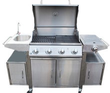 Profi Outdoor Edelstahl Gasgrill
