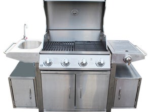 Profi Outdoor Edelstahl Gasgrill