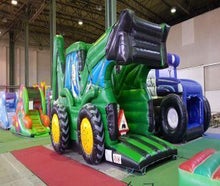 Hüpfburg Traktor