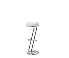 Barhocker Z-Fuss weiß mieten – Bartheke, Mobile Bar, Ausschanktheke, Eventtheke