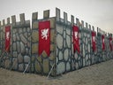 Mittelalter Drachen  Fahnen - Ritter Fahnen