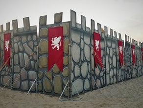 Mittelalter Drachen Fahnen - Ritter Fahnen