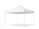Partyzelt / Pavillon / Klappzelt 3x3m weiß - Galerie - Bild 1