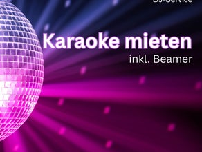 Karaoke Anlage mieten – Karaoke Set mit Beamer für Party & Geburtstag (30–50 Gäste)