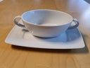 Suppen-Obertasse 0,30l "Quadro" weiß - Tasse