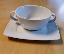 Suppen-Obertasse 0,30l "Quadro" weiß - Tasse