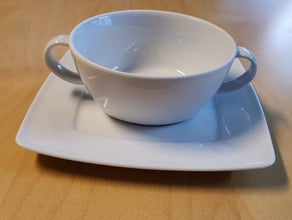 Suppen-Obertasse 0,30l "Quadro" weiß - Tasse