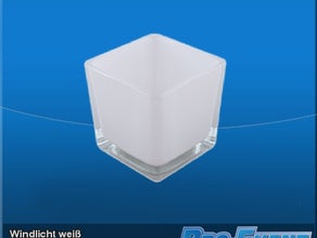 Windlicht weiss