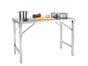 Arbeitstisch Edelstahl B 0,7m mieten – Miettisch, Eventtisch, Veranstaltungstisch, Partytisch - Galerie - Bild 2