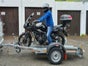 Spezial hochwertiger Motorrad Pkw Anhänger Motorrad Transport Anhänger mieten Vermietung verleih 750 kg - Galerie - Bild 2