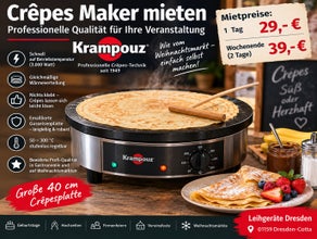 Profi Crepes Maker mieten – Krampouz Vermietung & Verleih Dresden