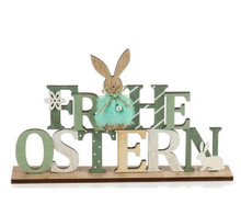 ''Frohe Ostern'' Schriftzug