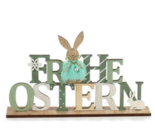 ''Frohe Ostern'' Schriftzug