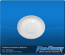 Kaffeeuntertasse Bianco