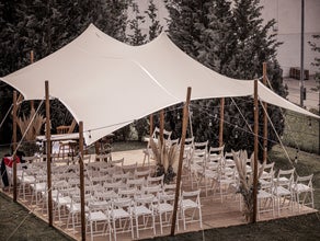 Stretchzelte - Flexzelte – Hochzeits - freie Trauung - Tentickel - Flextent - verschiedene Größen