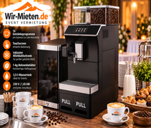 Profi Kaffeevollautomat mit Milchkühlung für Events mieten