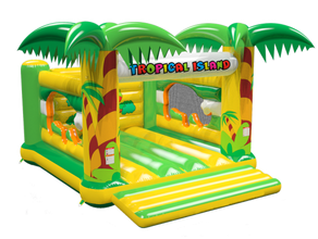 Hüpfburg Tropical Island mieten – Springburg, Luftburg, Kinderhüpfburg, Eventmodul