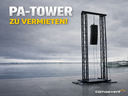 PA-Tower / Lautsprecher-Tower zur Miete – bis 7 m Höhe