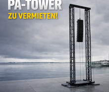 PA-Tower / Lautsprecher-Tower zur Miete – bis 7 m Höhe