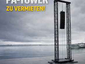 PA-Tower / Lautsprecher-Tower zur Miete – bis 7 m Höhe