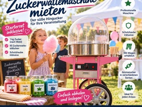 Zuckerwattemaschine mieten – Vermietung Verleih Dresden