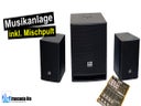 Beschallungsanlage für Events inkl. Mischpult und Zubehör