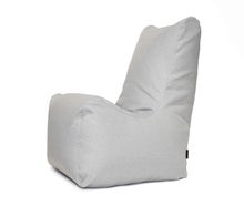 Loungemöbel, Sitzsack für innen/außen – grau, Stoff