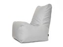 Loungemöbel, Sitzsack für innen/außen – grau, Stoff