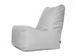 Loungemöbel, Sitzsack für innen/außen – grau, Stoff