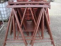 Gerüstbock 0,75-1,30m, lackiert oder verzinkt
