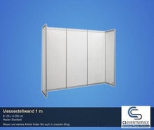 Messestellwand 1 m Messewand Messestand