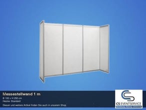 Messestellwand 0,5 m Messewand Trennwand