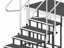 Modulare Treppe / Bühne, Höhe 40 cm / Bühnentreppe - Galerie - Bild 1