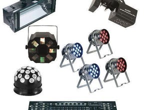 Partylicht L Partyanlage, Licht Beleuchtung Anlage LED, Lichteffekte