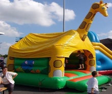 Hüpfburg Giraffe oder Hüpfburg Kuh