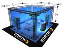 Messestand 5 x 5 x 5m