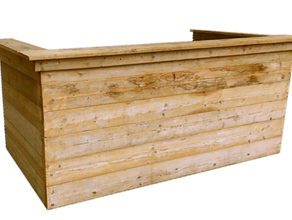 Bar-Theke Natura groß mieten – Bartheke, Mobile Bar, Ausschanktheke, Eventtheke