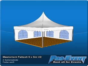 Mastertent Faltzelt 5 x 5m V2