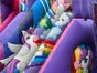 Hüpfburg "Einhornstrecke" mieten Spielstrecke Einhorn Hindernisbahn - Galerie - Bild 2