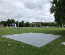 5 m x 5 m Tanzfläche  /  Tanzparkett  /  Multifunktionsboden  /  Zeltboden  /  Messebelag  /  Hygieneboden  /  Hallenboden  /  Allzweckboden / Tanzboden
