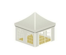 Pagode 4m x 4m