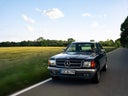 Mercedes Benz C126 500SEC in Dunkelblau