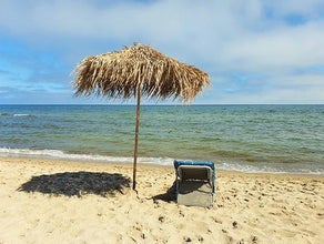 Strandschirm - Palmenschirm - Karibikschirm